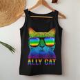Rainbow Pride Flag Ally Cat Lgbt Gay Boys Men Girls Women Women Tank Top Unique Gifts