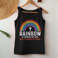 Rainbow A Promise Of God Not A Symbol Of Pride Women Tank Top Unique Gifts