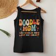 Retro Groovy Its Me The Cool Doodle Mom For Women For Mom Women Tank Top Unique Gifts