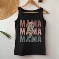 Retro Mama Distressed Lightning Bolt Leopard Mom For Mom Women Tank Top Unique Gifts
