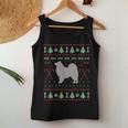 Samoyed Ugly Sweater Christmas Dog Lover Women Tank Top Funny Gifts