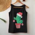 Santa's Hat Cactus Sweater Christmas Party Xmas Holidays Women Tank Top Unique Gifts