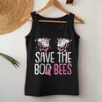 Save The Breast Cancer Awareness Boo Bees Halloween Women Tank Top Unique Gifts