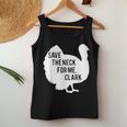 Save The Neck For Me Turkey Thanksgiving Fall Autumn Women Tank Top Personalized Gifts