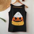 Scary Halloween Candy Corn Spooky Costume Women Tank Top Personalized Gifts
