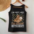 Sloth Quote I'm Not Lazy I'm Energý Efficient Women Tank Top Unique Gifts