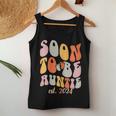 Soon To Be Auntie 2024 Pregnancy Announcement Aunt Women Tank Top Funny Gifts