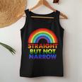 Straight But Not Narrow Rainbow Lgbt Gay Pride Lesbian Women Tank Top Unique Gifts