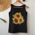 Sunflower Watercolor Floral s By La Monarca Women Tank Top Unique Gifts