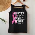 Support Fighter Admire Survivor Breast Cancer Warrior Women Tank Top Funny Gifts