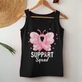 Support Squad Breast Cancer Awareness Butterfly Ribbon Women Tank Top Funny Gifts