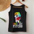 Sweet But Psycho Cute Humor Wife Mom Horror Goth Punk Women Tank Top Unique Gifts