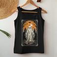 Tarot Of Floral Ghost Halloween Ghost In The Forest Gothic Women Tank Top Unique Gifts