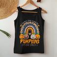 I Teach The Cutest Pumpkins In The Patch Retro Teacher Fall Women Tank Top Funny Gifts