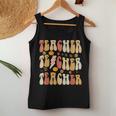 Teacher Fall Autumn Vibes Back To School Maple Leaf Women Tank Top Personalized Gifts