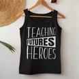 Teaching Futures Heroes Funny Teacher Teachers Day Graphic Women Tank Top Basic Casual Daily Weekend Graphic Personalized Gifts