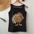 Thanksgiving Day Turkey Girl Leopard Autumn Fall Women Tank Top Personalized Gifts
