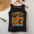 Thanksgiving Thankful My Pre K Turkeys Pre K Teacher Women Tank Top Unique Gifts