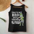 That's My Bro Out There Sea Green Football Brother Sister Women Tank Top Unique Gifts