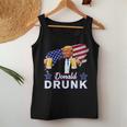 Trump 4Th Of July Drinking Presidents Donald Drunk Women Tank Top Unique Gifts