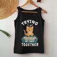 Trying To Get My Shit Together Cat Mom Self Improvement For Mom Women Tank Top Unique Gifts