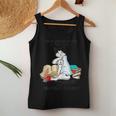 Never Underestimate A Cat Mom With A Teaching Degree Women Tank Top Unique Gifts
