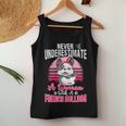 Never Underestimate Frenchie French Bulldog For Women Women Tank Top Unique Gifts