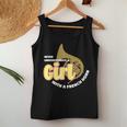 Never Underestimate A Girl With A French Horn Wome Women Tank Top Unique Gifts