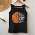 Never Underestimate A Girl Who Plays Basketball Basketball Women Tank Top Unique Gifts