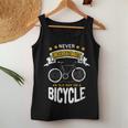 Never Underestimate An Old Guy On Bicycle Bike Cycling Retro Women Tank Top Funny Gifts