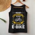 Never Underestimate An Old Woman With An E-Bike Women Tank Top Unique Gifts