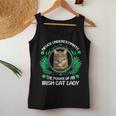 Never Underestimate The Power Of An Irish Cat Lady Women Tank Top Unique Gifts