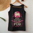 Never Underestimate Power Of Pug Mom Women Tank Top Funny Gifts
