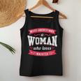 Never Underestimate A Woman Who Loves Ninjutsu Women Tank Top Unique Gifts