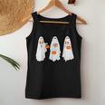 Vintage Cute Ghost Floral Halloween Costume Women Tank Top Unique Gifts