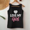 Volleyball Mom Love My Girl Women Tank Top Unique Gifts