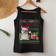 All I Want For Christmas Is Birman Ugly Christmas Sweater Women Tank Top Unique Gifts
