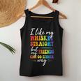 I Like My Whiskey Straight But My Friends Lgbt Pride Month Women Tank Top Unique Gifts