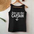 Wife Dibs On The Captain Captain Wife Retro Women Tank Top Funny Gifts