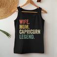 Wife Mom Capricorn Legend Zodiac Astrology Mother Women Tank Top Unique Gifts