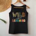 Wild About Learning Leopard Teacher Back To School Teaching Women Tank Top Unique Gifts