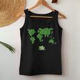 World Peas Pun Sarcastic Dad Joke Pun Women Tank Top Personalized Gifts