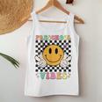 1St Day Of School Preschool Vibes Fun Teacher Nursery School Women Tank Top Weekend Graphic Funny Gifts