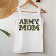 Army Mom Distressed Font With Army Pattern Mom Of Us Army Women Tank Top Unique Gifts