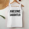 Awesome Like My Daughter Dad 2023 Men Fathers Day Women Tank Top Unique Gifts