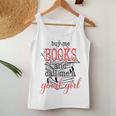 Buy Me Books & Call Me A Good Girl Apparel Book Lover Women Tank Top Basic Casual Daily Weekend Graphic Funny Gifts