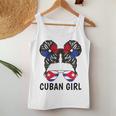 Cuban Girl Messy Hair Cuba Flag Cubanita Youth Women Tank Top Personalized Gifts