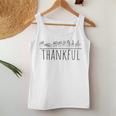 Deaf Pride Asl Sign Thankful Fall Autumn Grateful Gratitude Women Tank Top Unique Gifts