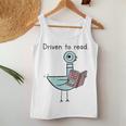 Driven To Read Pigeon Library Reading Books Reader Women Tank Top Unique Gifts
