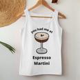 You Had Me At Espresso Martini Vodka Coffee Bartender Booze Women Tank Top Unique Gifts